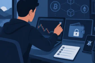 Потребител приключва крипто сесия, заключва портфейл и спира известията