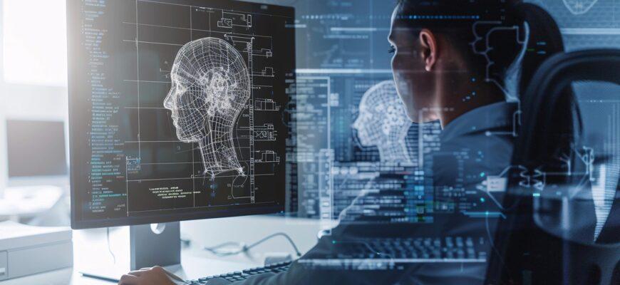 ai generated, engineer, blueprints, computer, technical, design, work, drafting, digital, planning, workspace, innovation, schematics, analysis, project, technology, software, professional, electrical, mechanical, creative